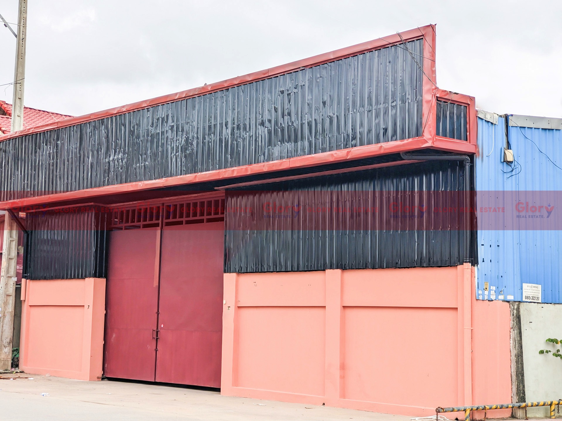 1000 Sqm Warehouse For Lease - Along Business Road, Tuol Sangke Area