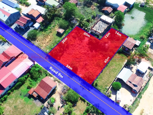 1242 Sqm Potential Land For Urgent Sale In Kamboul Commune Area, Pp 22 1242 Sqm Potential Land For Urgent Sale In Kamboul Commune Area, Pp