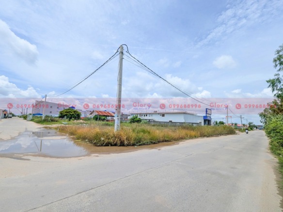 Prime 2224 Sqm Corner Land For Sale In Kork Roka Near Borey Chhouk 1 2 Prime 2224 Sqm Corner Land For Sale In Kork Roka Near Borey Chhouk 1