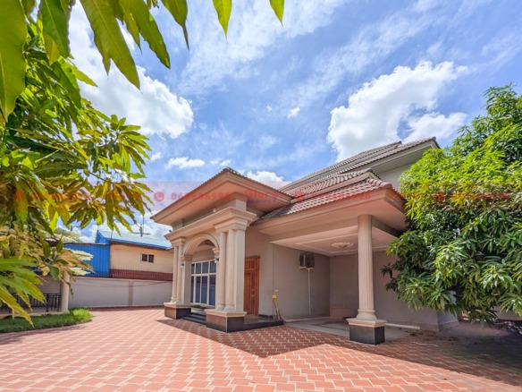 Fully Furnished 4-Bedroom Villa For Lease Near Aeon Mall Sen Sok 28 Fully Furnished 4-Bedroom Villa For Lease Near Aeon Mall Sen Sok