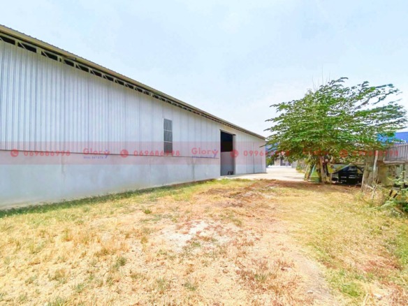 Warehouse With Ample Land For Lease Along A Major Road In Prek Phnov 11 Warehouse With Ample Land For Lease Along A Major Road In Prek Phnov