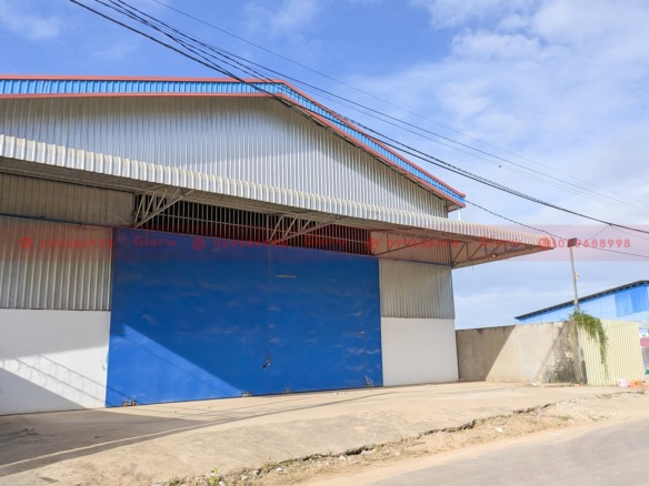 750 Sqm Warehouse For Lease Along A Sub-Concrete Road In Sen Sok